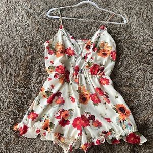 Sienna Sky Floral Romper